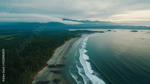 
Pacific Rim National Park, British Columbia – Rugged coastline, sandy beaches, and temperate rainforests