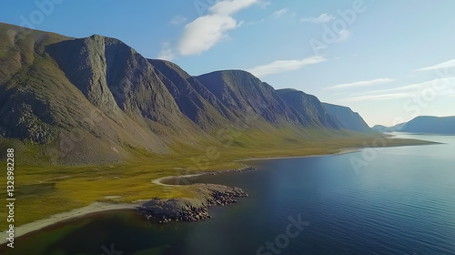 
Torngat Mountains National Park, Newfoundland and Labrador – Remote Arctic wilderness, lake and mountains