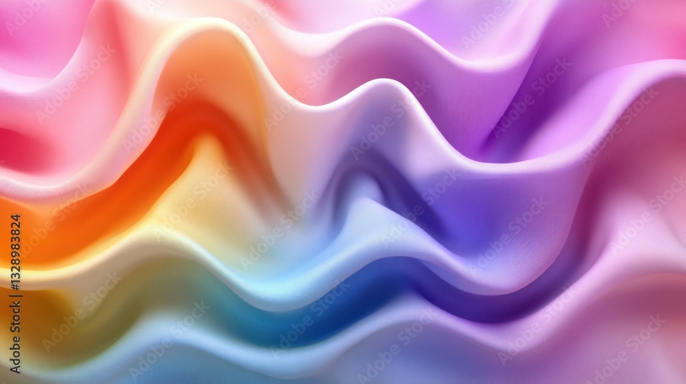 Fototapeta premium Abstract colorful wavy texture
