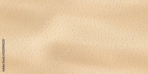 Hairy skin seamless pattern with thin blonde hairs. Human skin before epilation, depilation or another removal beauty procedure. Vector illustration