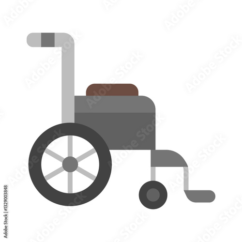 Wheelchair flat icon