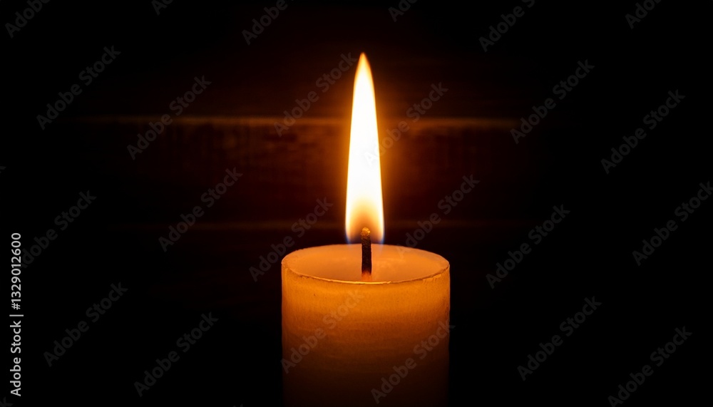 A single bright candle flame illuminates the center of a completely dark room, creating a striking contrast between light and shadow, evoking a sense of solitude and calm.
A single bright candle flame illuminates the center of a completely dark room, creating a striking contrast between light and shadow, evoking a sense of solitude and calm.