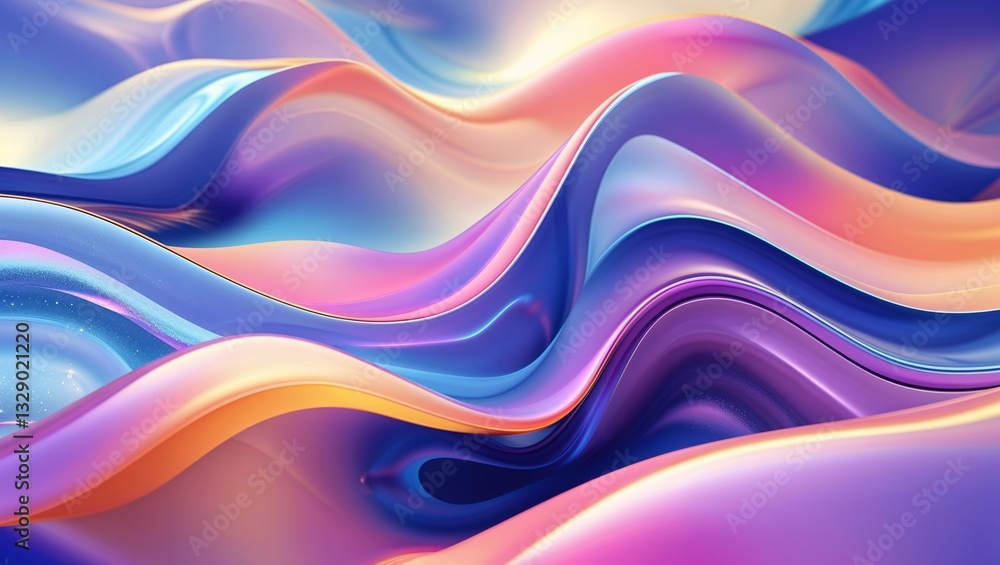Vibrant Fluid Harmony – A Mesmerizing Abstract Background Vibrant Fluid Harmony – A Mesmerizing Abstract Background