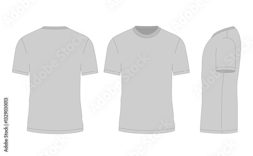 simple t-shirt for mockup design illustration