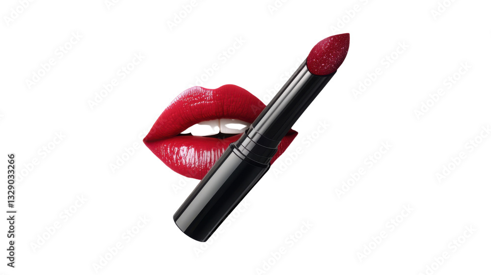 Obraz premium Lip plumper tube isolated on white background