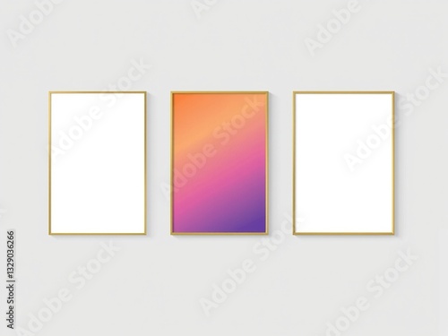 Blank Poster Frame Mockups for Creative Design Projects