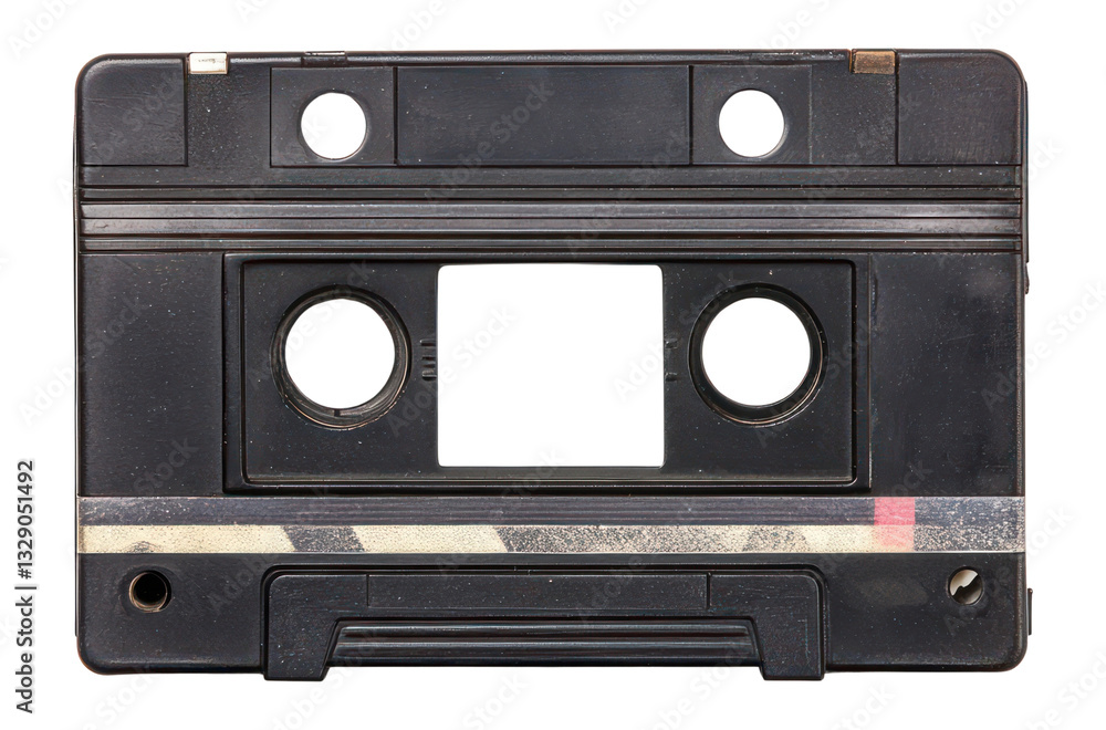 Obraz premium PNG Video cassette vintage antique electronics technology speaker.