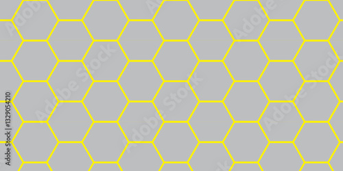 High-Tech colorful Honeycomb Structure for Digital Art. Clean White Hexagon Background for Web Design. Vector. Hexagon. 