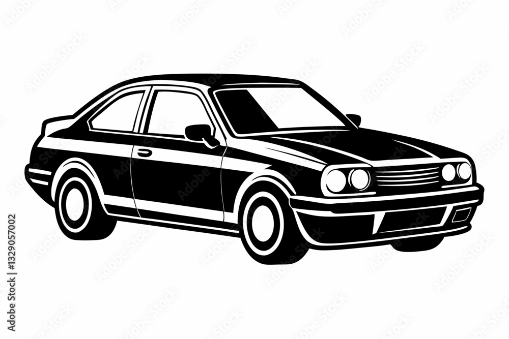 car line art silhouette vector illustration car line art silhouette vector illustration