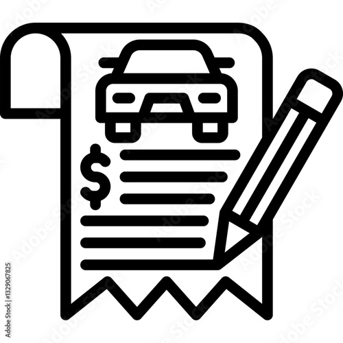 Car Bill Icon