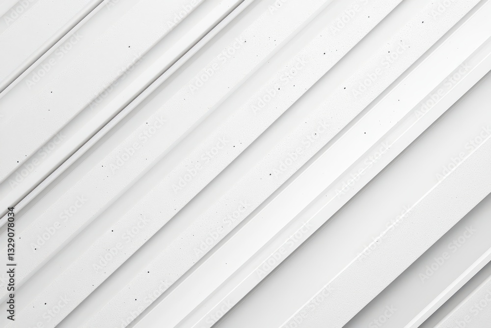 Obraz premium Diagonal white lines with subtle texture. Ideal for modern backgrounds, minimalist designs, and architectural projects.