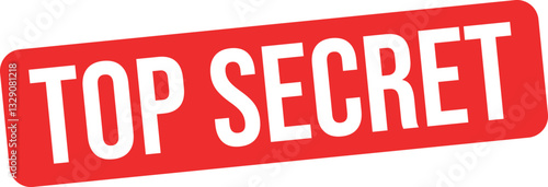 Top Secret rubber stamp. vector illustration