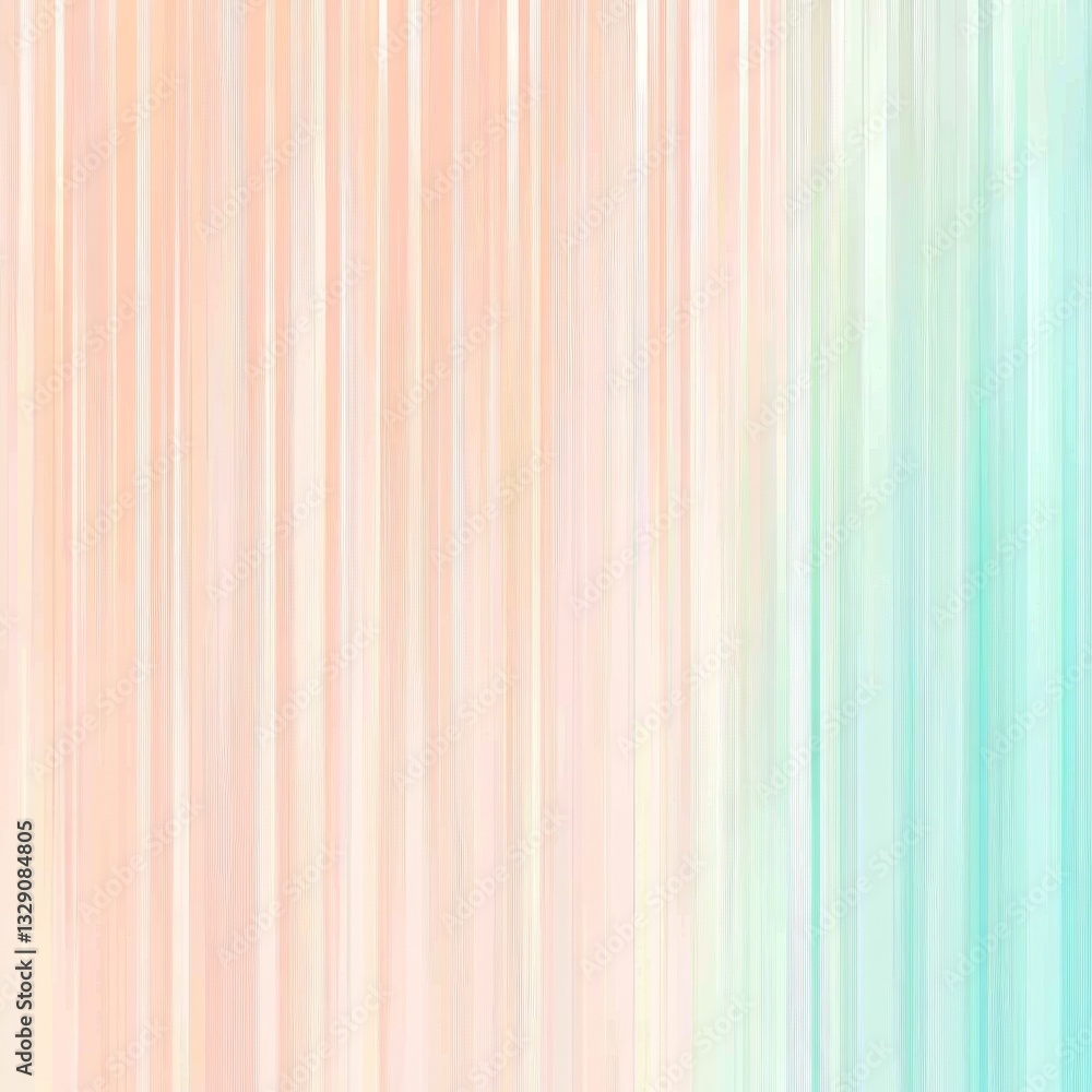 Obraz premium A soft peach and mint gradient. Featuring peach blending into mint green. Emphasizing tranquility and freshness. Ideal for calm, nature-inspired designs