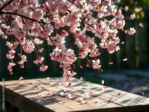 cherry blossom in a garden