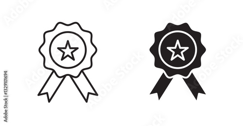 Warranty line icon vector set.