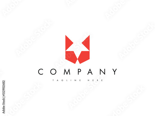 Free Download minimal creative fox head modern logo design - GFXLoad
