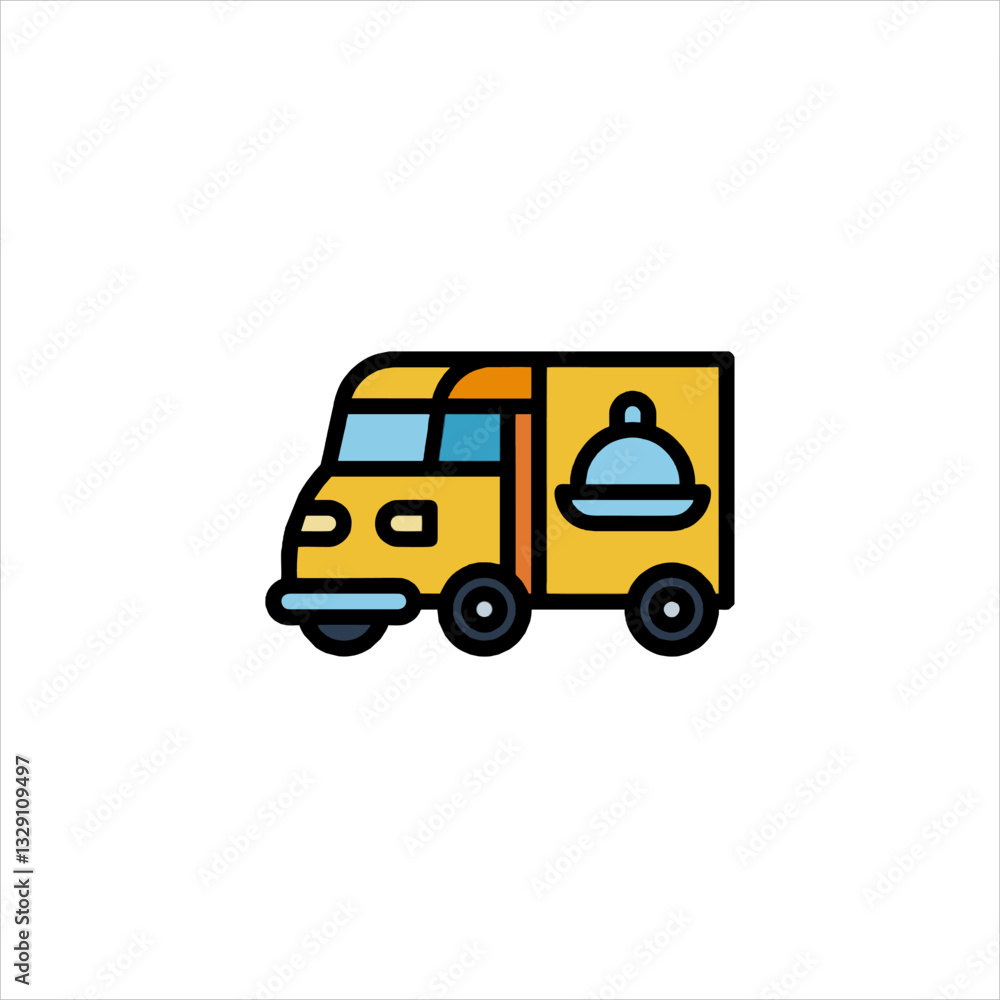 yellow truck icon yellow truck icon
