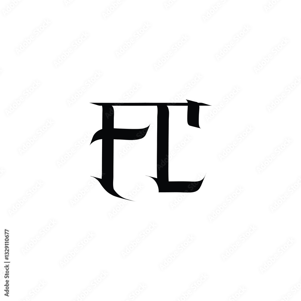 FC monogram logo design letter text name symbol monochrome logotype alphabet character simple logo FC monogram logo design letter text name symbol monochrome logotype alphabet character simple logo