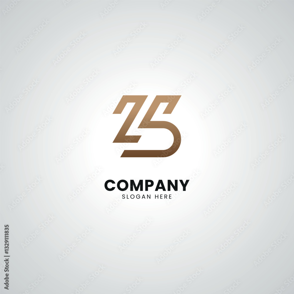 Obraz premium Modern Unique TB BT Lettermark Logo Design for Corporate Branding.