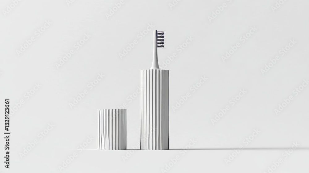 Obraz premium Modern Toothbrush, Holder, Studio