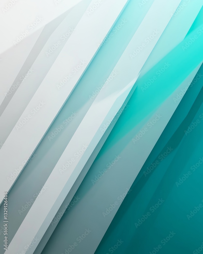 Fototapeta premium A teal and grey gradient. Featuring teal merging into grey. Emphasizing modernity and calm. Ideal for minimalistic and professional visuals