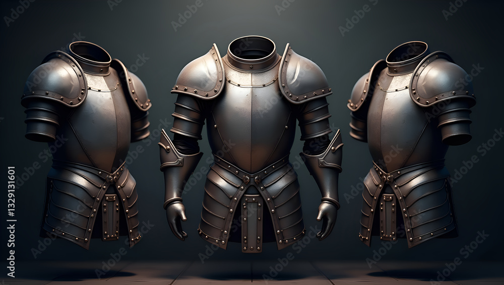 Formidable Iron Armor: A Knight's Guardian Formidable Iron Armor: A Knight's Guardian