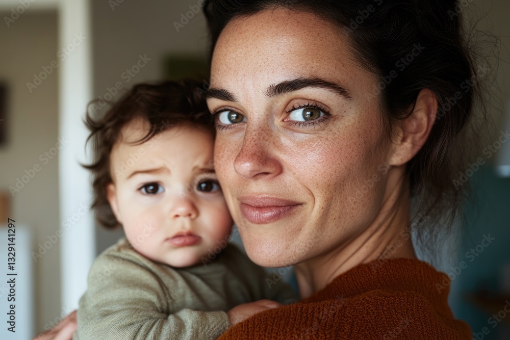 Warm embrace captures deep connection between mother and child i Warm embrace captures deep connection between mother and child i