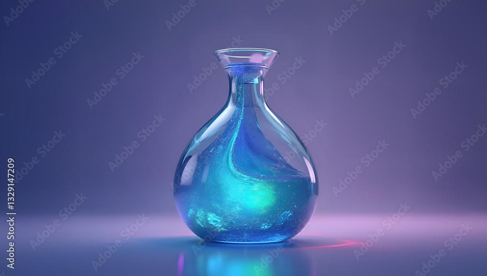Serenity in Glass: Vibrant Elixir on Display Serenity in Glass: Vibrant Elixir on Display