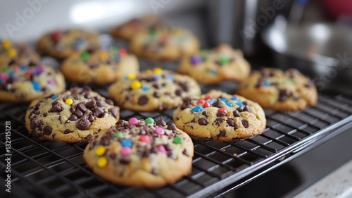 Window of desserts at a pastry shop