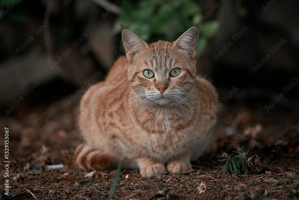 Fototapeta premium portrait of a cat