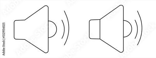 speaker icon. vector illustration