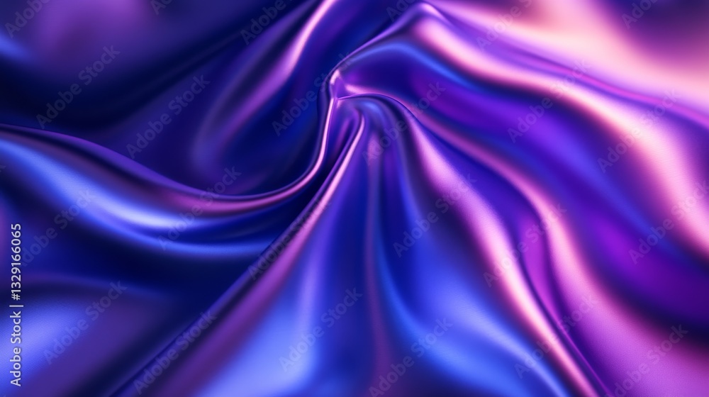 Fototapeta premium A violet to bright blue gradient background. Featuring rich violets, bright blues, and soft purples. Emphasizing creativity and calm. Ideal for artistic or fashion-related visuals