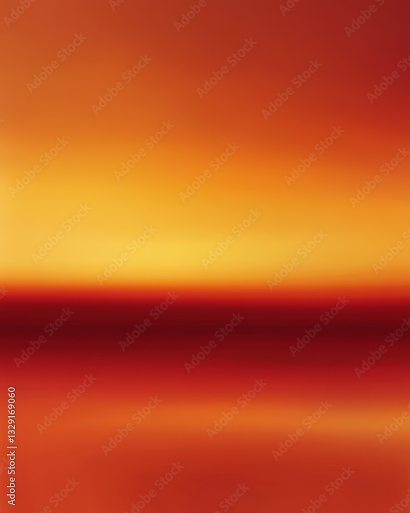 Obraz premium A warm amber and deep red gradient. Featuring amber merging into deep red. Emphasizing richness and warmth. Ideal for dramatic, inviting visuals
