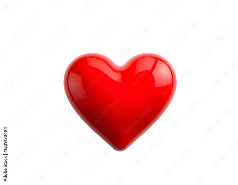 Red heart isolated on transparent background Red heart isolated on transparent background