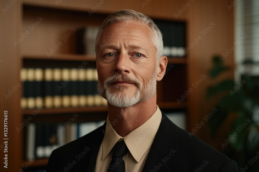 Confident man with distinguished look in professional setting, s Confident man with distinguished look in professional setting, s