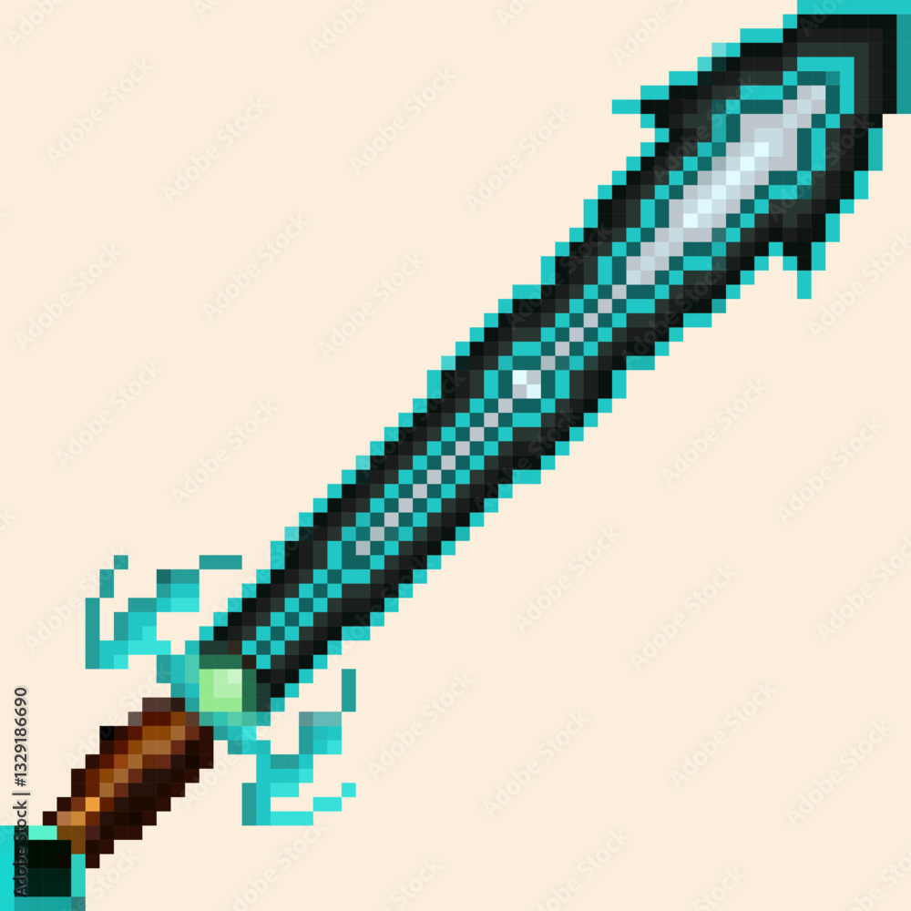 Fototapeta premium Diamond Sword.eps