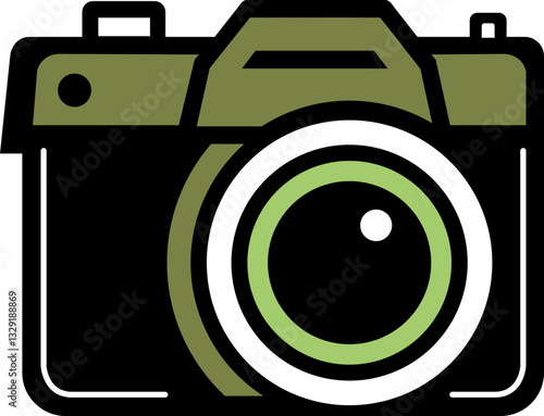 efficient digital gadget camera design vector image