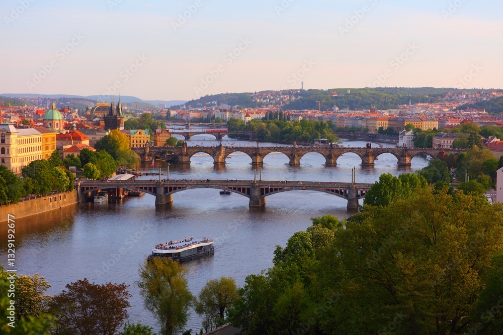 Obraz premium Bridges in Prague, Czech Republic