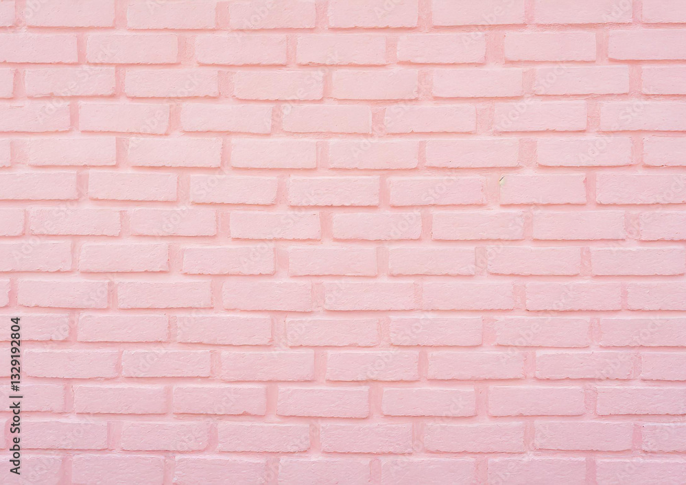 Fototapeta premium ピンクのレンガの背景テクスチャ