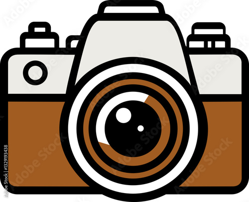 camera image hand drawn vector image PNG transparent background