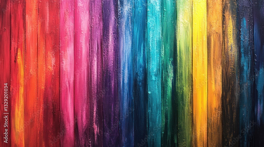 Vibrant rainbow color palette texture. Vibrant rainbow color palette texture.
