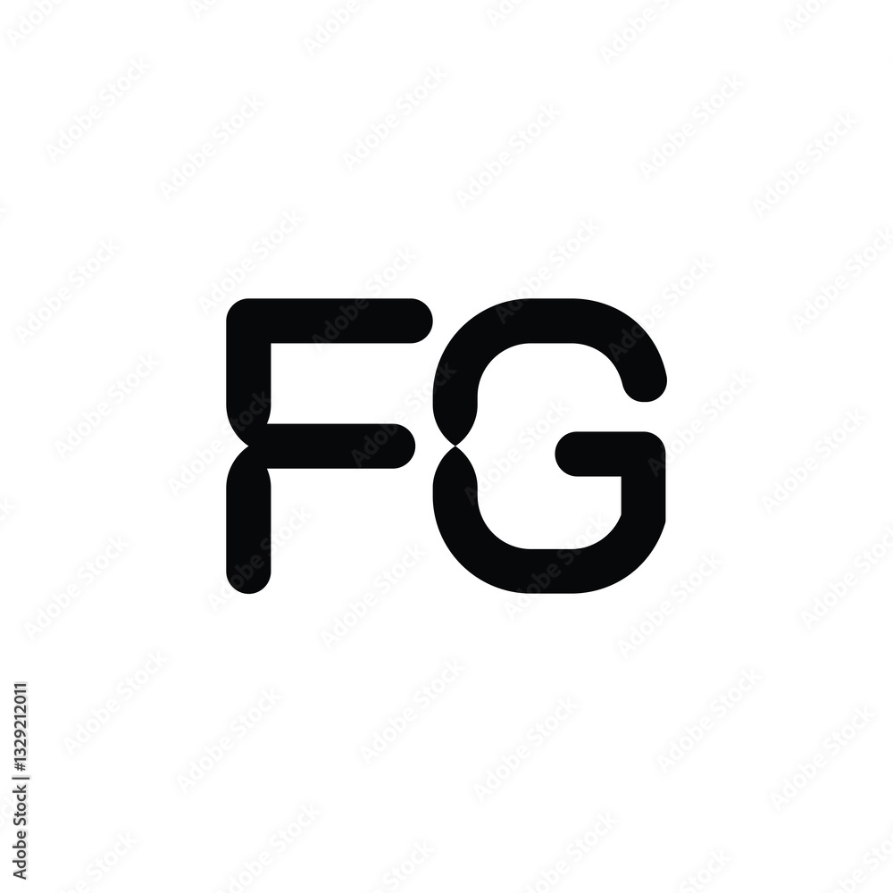 FG monogram logo design letter text name symbol monochrome logotype alphabet character simple logo FG monogram logo design letter text name symbol monochrome logotype alphabet character simple logo