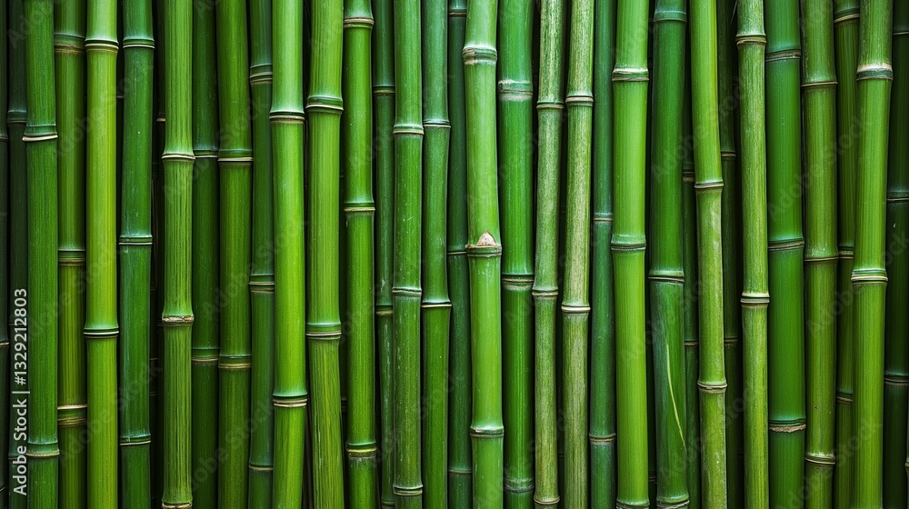 Bamboo grove texture background in vertical green stripes Bamboo grove texture background in vertical green stripes