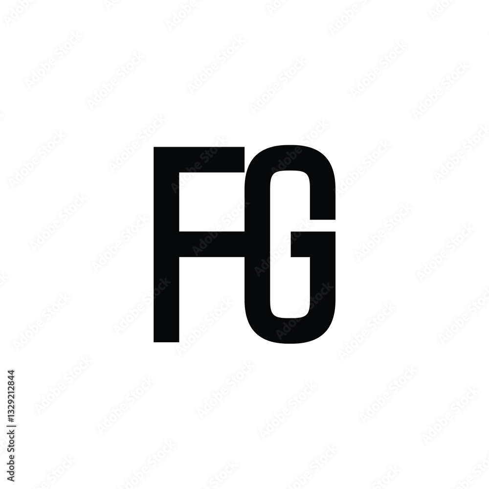 FG monogram logo design letter text name symbol monochrome logotype alphabet character simple logo FG monogram logo design letter text name symbol monochrome logotype alphabet character simple logo