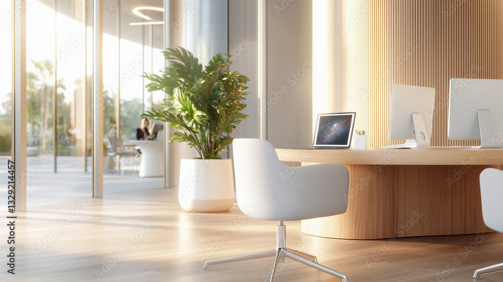Fototapeta premium interior view of modern office