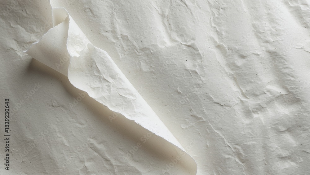 Obraz premium white recycled paper texture or background