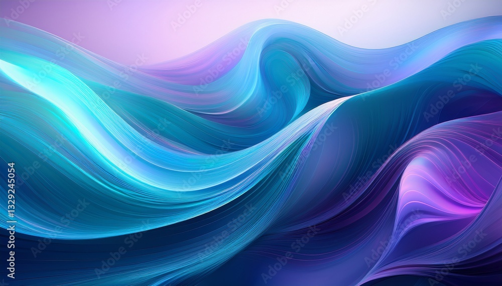Soft, abstract waves created with vivid, futuristic colors like teal, purple, and blue, blending seamlessly to evoke a dynamic, modern aesthetic.
Soft, abstract waves created with vivid, futuristic colors like teal, purple, and blue, blending seamlessly to evoke a dynamic, modern aesthetic.