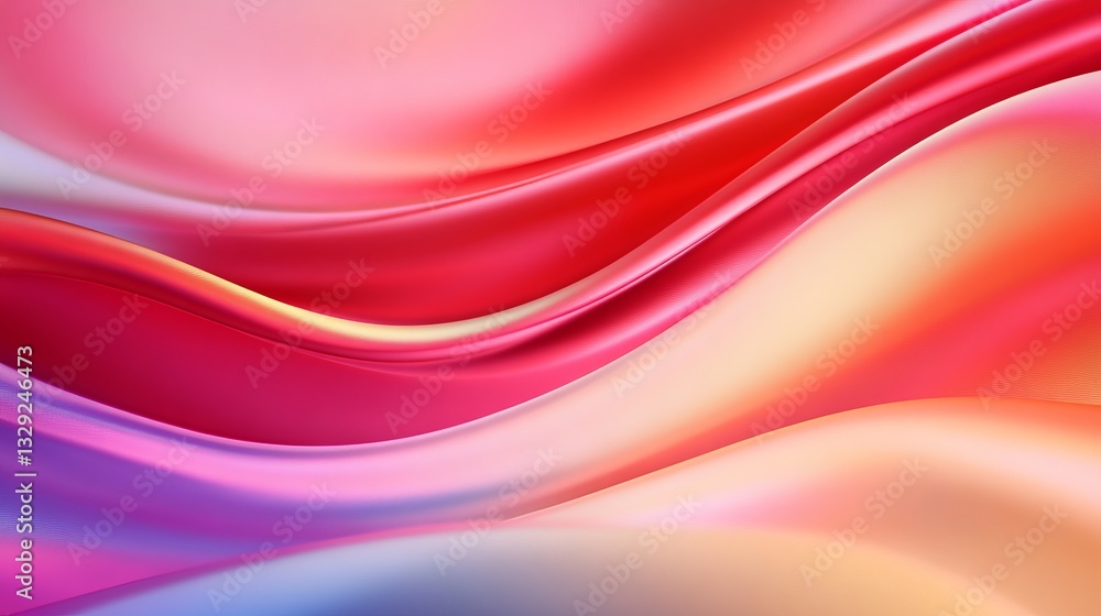 Abstract flowing waves of red and pink hues creating a vibrant and dynamic background Abstract flowing waves of red and pink hues creating a vibrant and dynamic background
