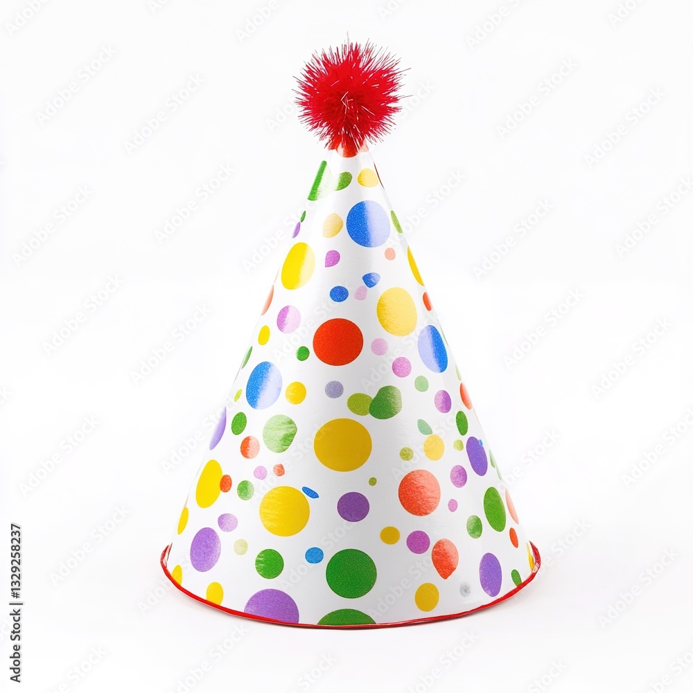 Birthday hat isolated on white Birthday hat isolated on white