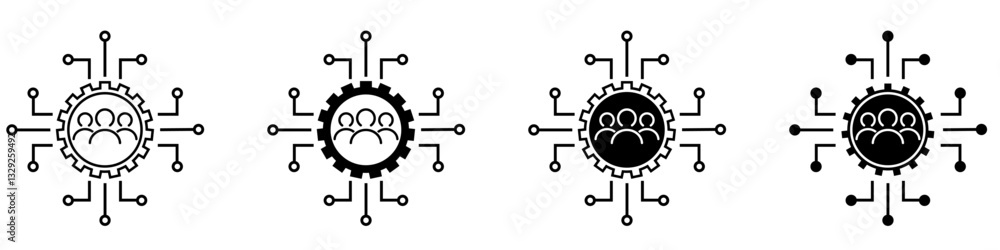 Team vector icon set. Teamwork illustration sign collection. Development symbol. Progress logo. Team vector icon set. Teamwork illustration sign collection. Development symbol. Progress logo.